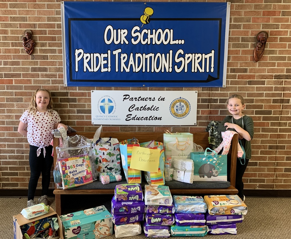 Second grade class led a successful Birthright Service Project.