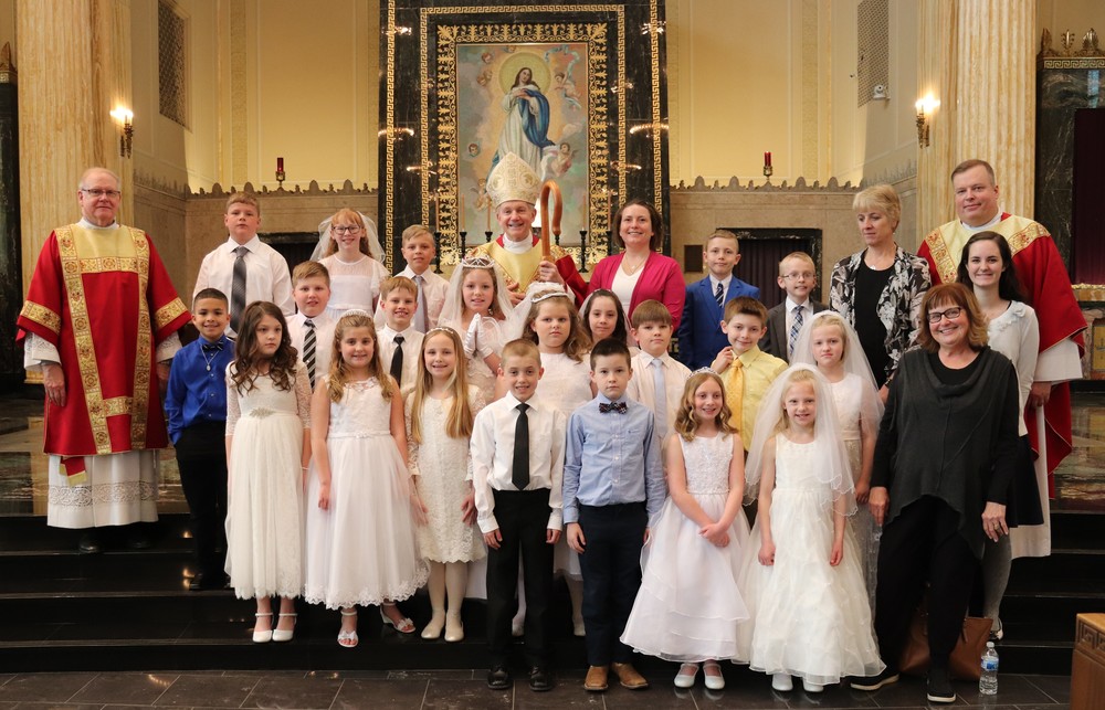 Confirmation and First Holy Communion on April 9, 2022 