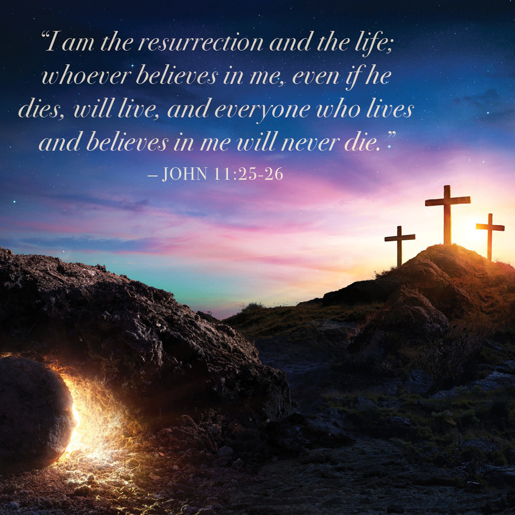 I am the resurrection and the life...