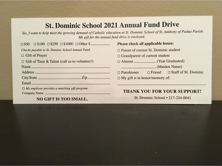 annual fund drive 2021