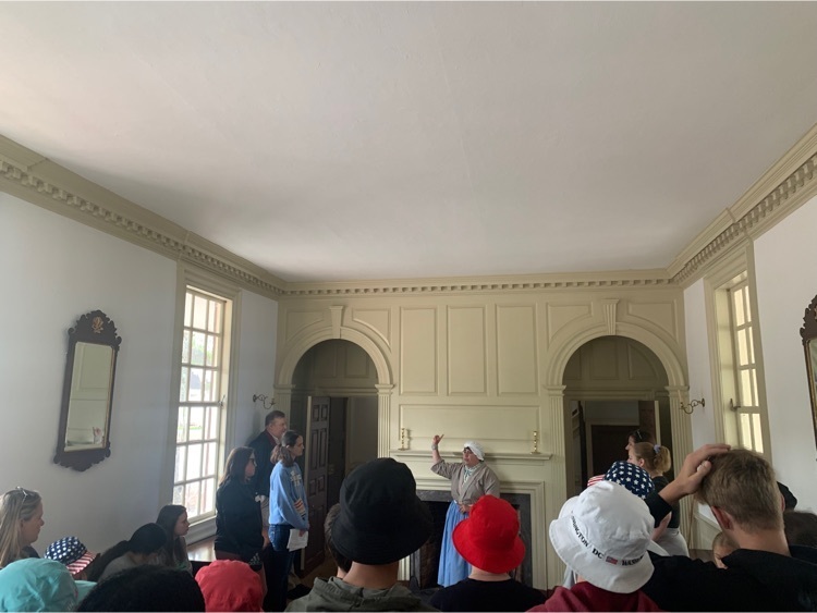 Thursday, May 5, 2022 8th Grade Class Trip to Washington DC with the morning tour of Colonial Williamsburg, Virginia.
