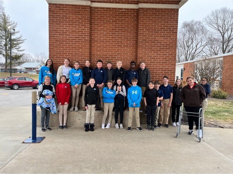 These wonderful 7th graders got to go to QND this morning to learn about all the great clubs and activities in their future at QND!! Fun trip for them  