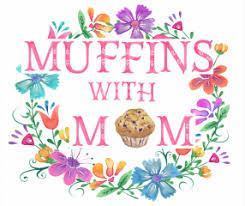 Floral graphic that says Muffins with mom